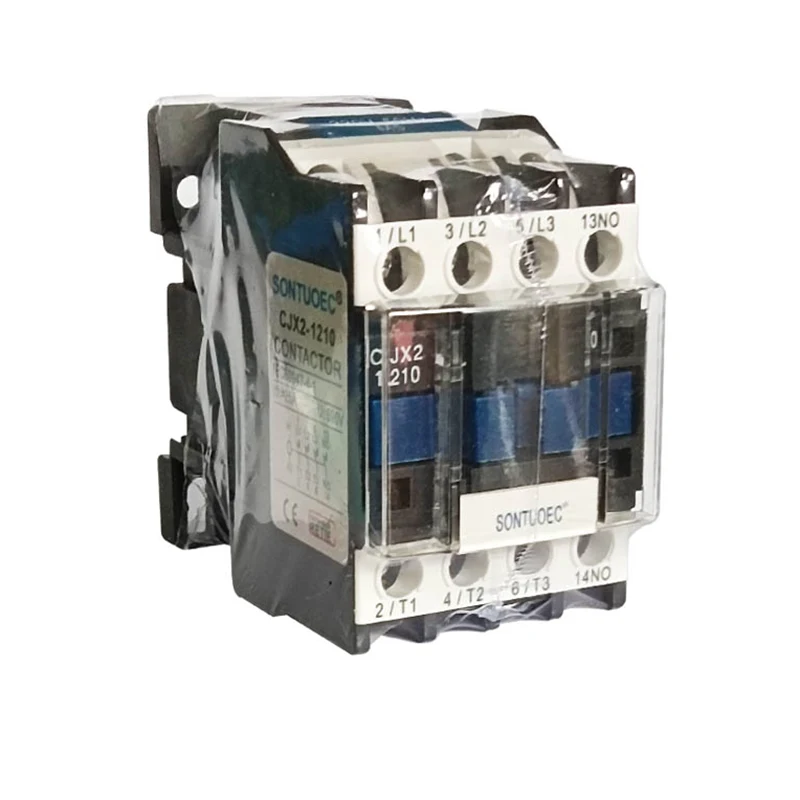 Contactor de curent alternativ cu acoperire de protecție transparentă