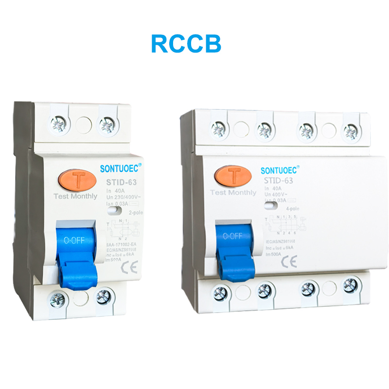 Seria STID-63 RCCB 230V 63A Curent rezidual Curcuit
