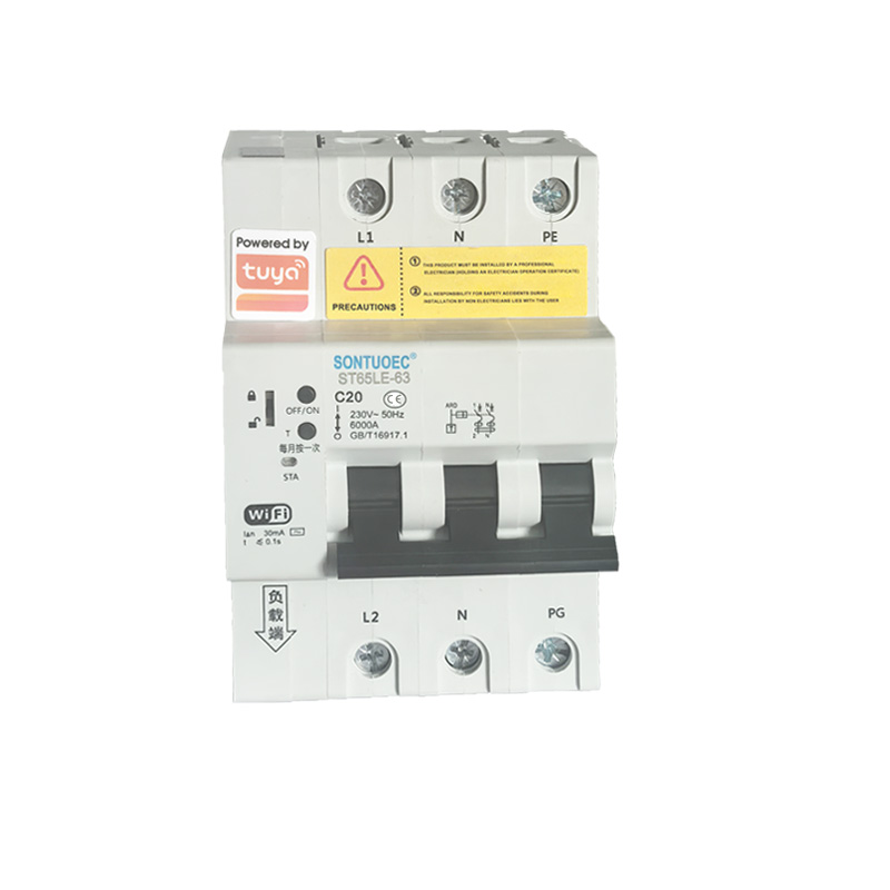 Seria WiFi ST65LE-63wf2 Interruptor inteligent RCBO multifuncțional IoT